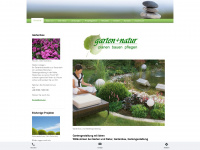 garten-natur.info Webseite Vorschau