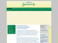 kurhaus-grimmialp.ch Webseite Vorschau