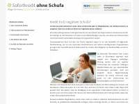 kreditnegativeschufa.de Webseite Vorschau