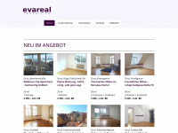 evareal.at Webseite Vorschau