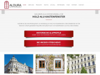 aldura.at Webseite Vorschau