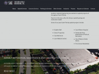 southernasphaltengineering.com Webseite Vorschau