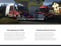 feuerwehr-langegg.at Webseite Vorschau