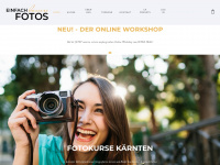 photoworkshops.at Webseite Vorschau