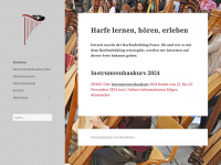 burghauser-harfenfruehling.de Webseite Vorschau