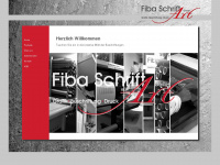 fiba-schriftart.ch Webseite Vorschau