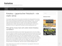 kotatsuwelt.de Webseite Vorschau
