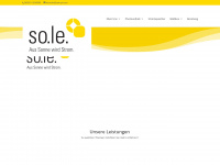 sole-pv.com Webseite Vorschau