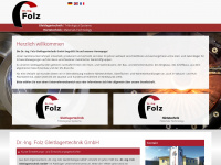 dr-ing-folz.de Webseite Vorschau