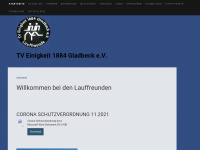 tve-lauffreunde-gladbeck.com Webseite Vorschau