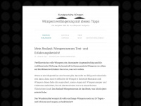 wimpernverlaengern.wordpress.com Webseite Vorschau