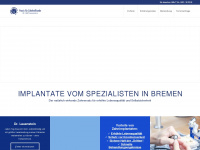 zahnimplantate-spezialist-bremen.de Webseite Vorschau