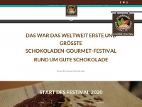schokoladen-gourmet-festival.de Webseite Vorschau
