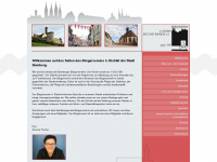 buergerverein-bamberg.de Webseite Vorschau