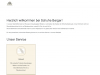 schuhe-berger.it Webseite Vorschau