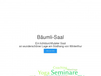baumli-saal.ch Webseite Vorschau