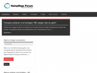 steinpflege-forum.de Webseite Vorschau
