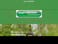 siegel-flyscreens.de Webseite Vorschau