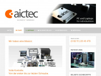 aictec.de Webseite Vorschau
