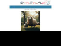 adys-woll-lust.de Webseite Vorschau