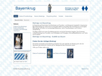 bayernkrug-bierkrug.de Webseite Vorschau