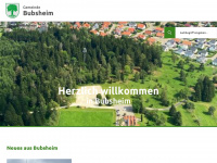 bubsheim.de Webseite Vorschau