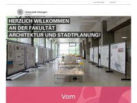 architektur.uni-stuttgart.de Webseite Vorschau