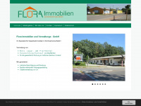 flora-immobilie.de Webseite Vorschau