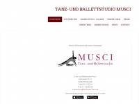 tanzstudio-musci.de Webseite Vorschau