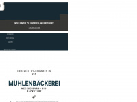 muehlenbaeckerei.com Webseite Vorschau