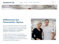 peterschuetz-optica.de Webseite Vorschau