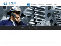ehle-industrietechnik.de Webseite Vorschau