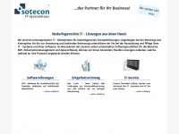 sotecon.de Webseite Vorschau