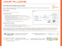 vamp-plugins.org Webseite Vorschau