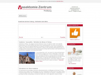 vasektomie-freiburg.de Webseite Vorschau
