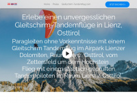 tandemflug-lienz.com Webseite Vorschau