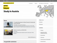 studyinaustria.at Webseite Vorschau