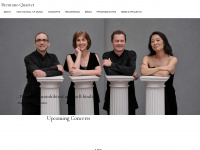 brentanoquartet.com Webseite Vorschau