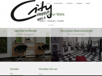 city-friseur-wels.at Webseite Vorschau