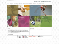 kunst-sportklassen.ch Webseite Vorschau