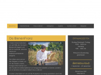 bienenfranz.de Webseite Vorschau