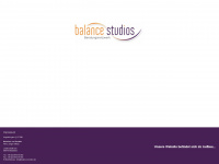 balance-studios.de Webseite Vorschau