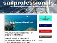 sailprofessionals.com Webseite Vorschau