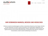 outkomm.com Webseite Vorschau
