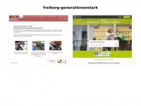 freiburg-generationenstark.de Webseite Vorschau