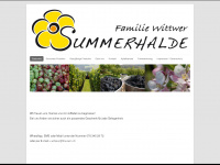 summerhalde.ch Webseite Vorschau
