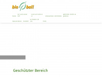 bio-ball.ch Webseite Vorschau