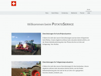 potatoservice.ch Webseite Vorschau