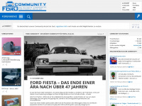ford-community.de Webseite Vorschau