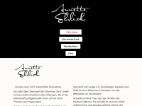 annette-ehrlich.de Webseite Vorschau